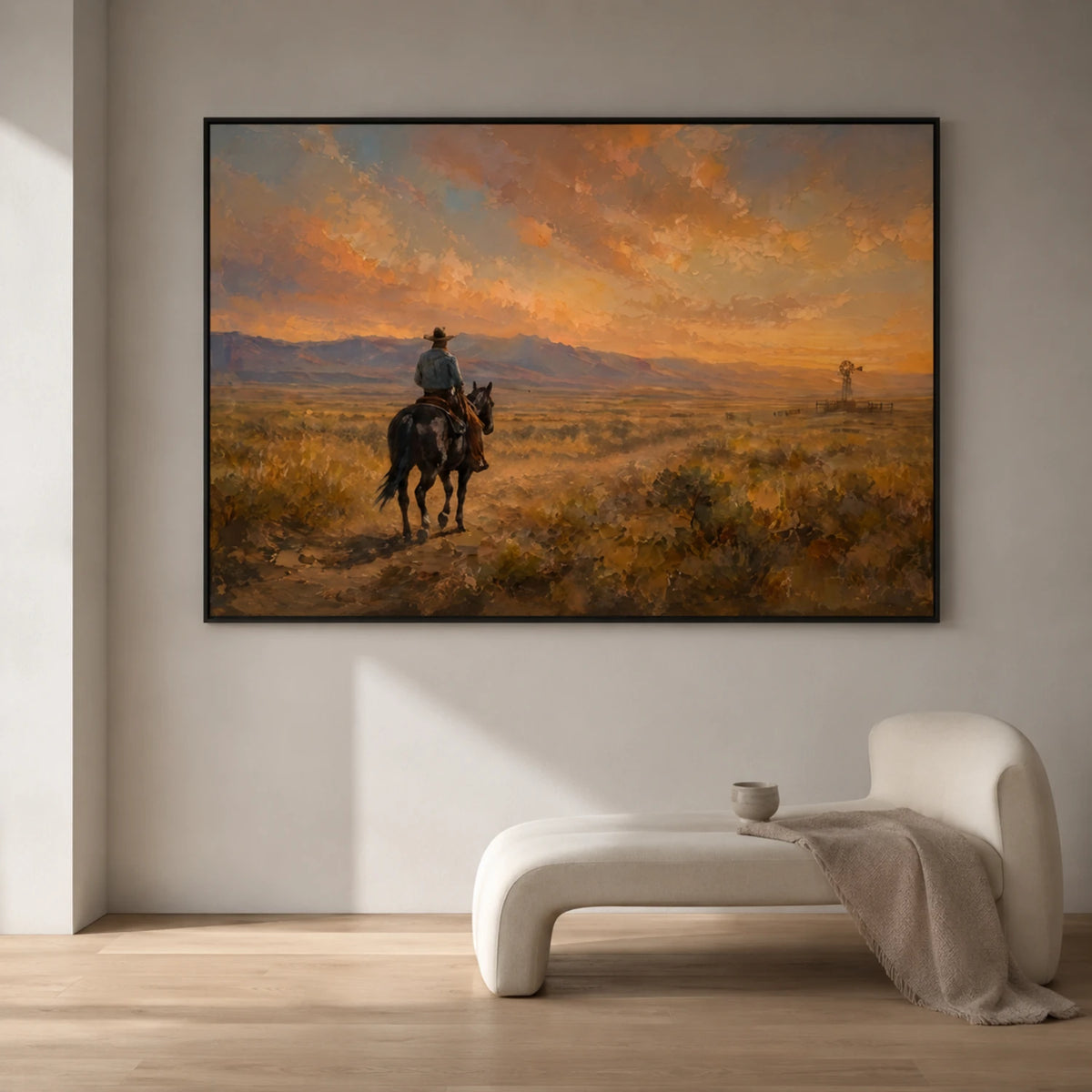 Western Landscapes Art｜Homeward Glow