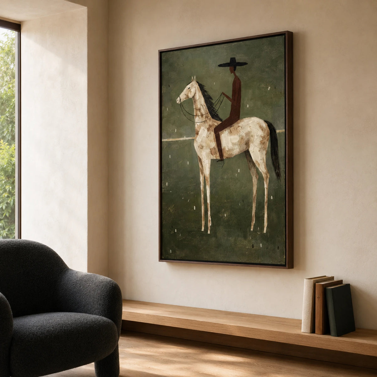 Vintage Americana Art｜Verdant Stillness