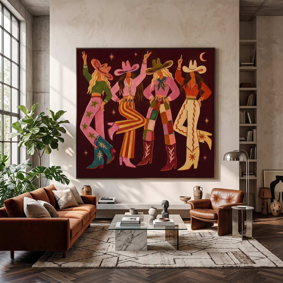 Western Pop Art｜Starlit Cowgirl Soirée