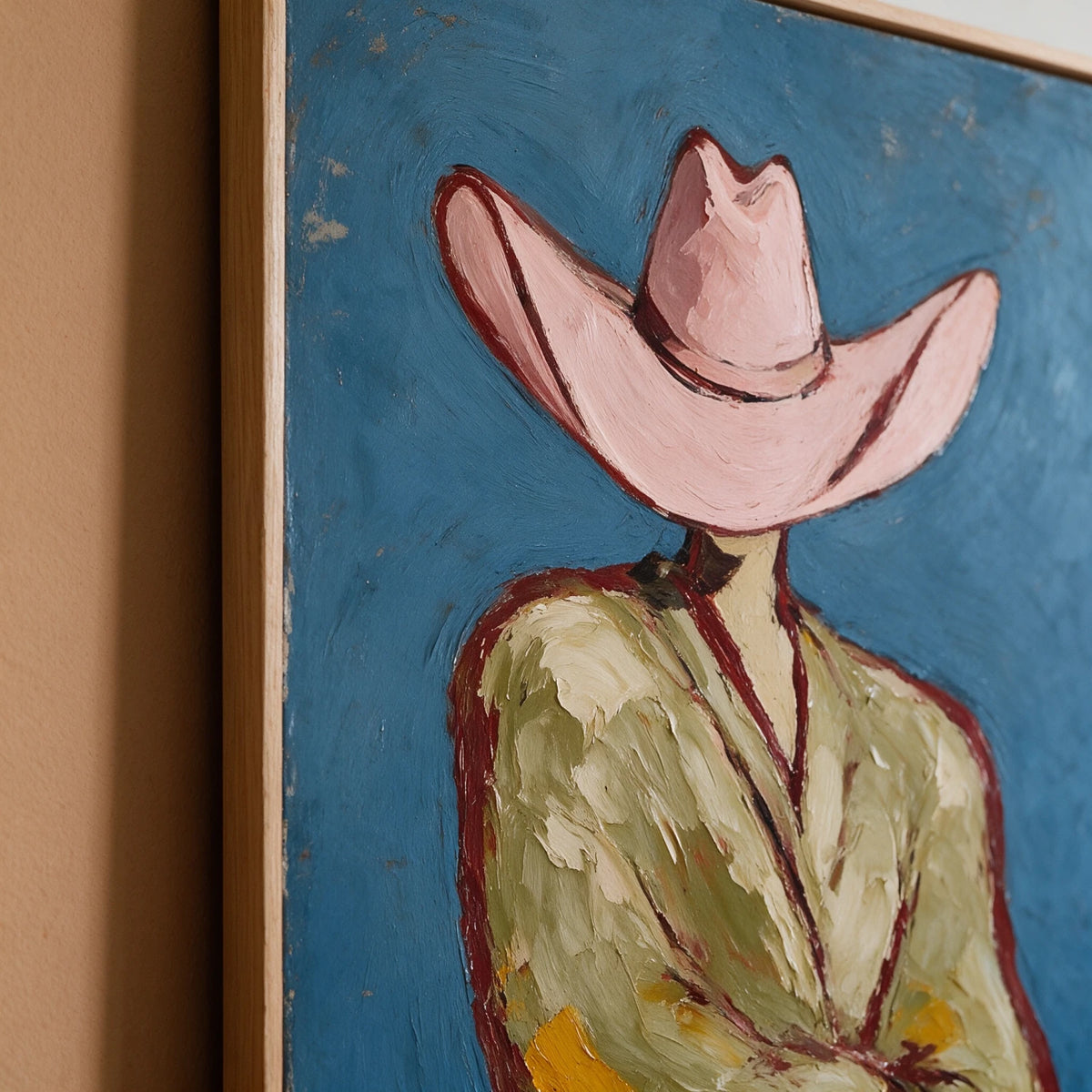 Western Pop Art｜Pink Hat Rider