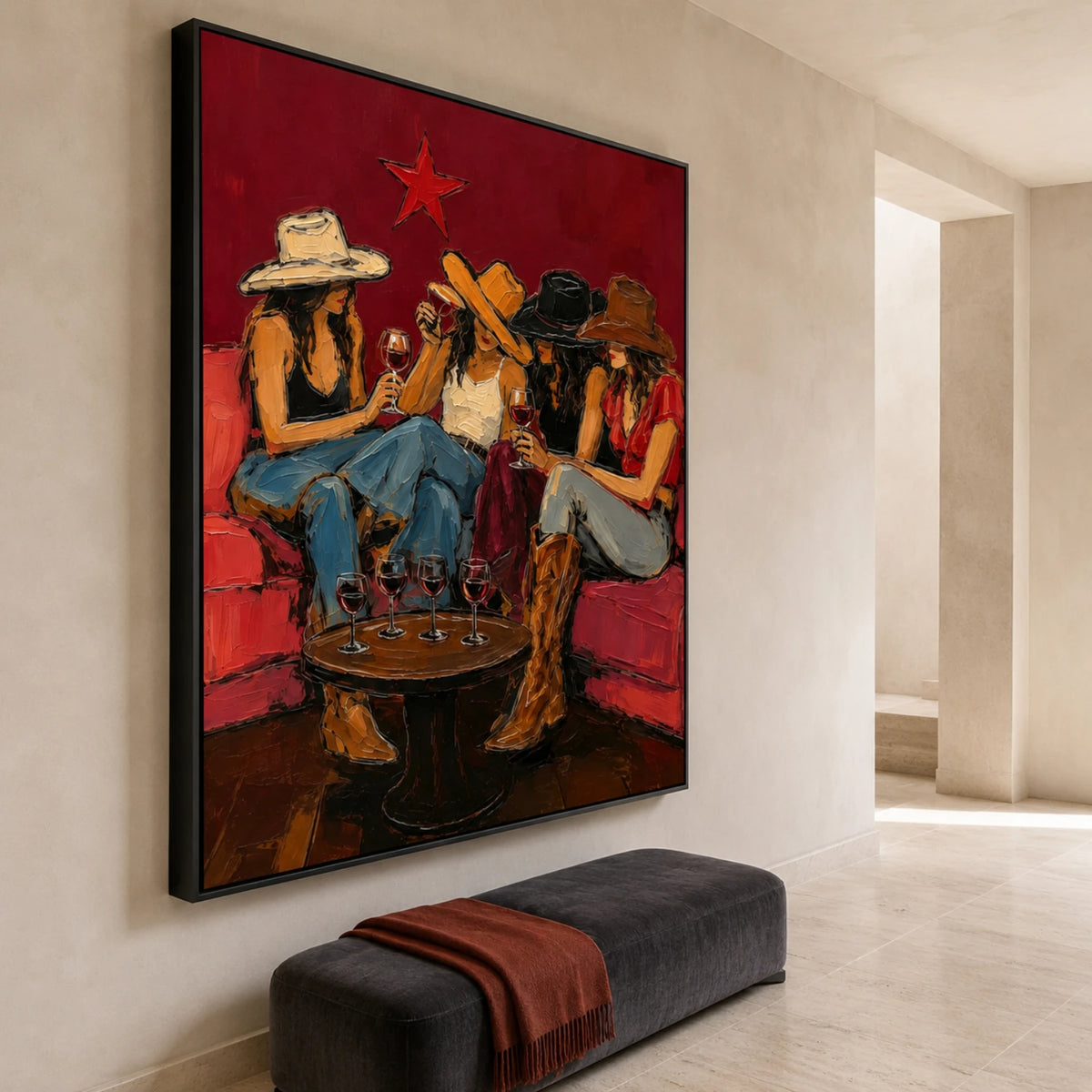 Western Pop Art｜Red Star Girls’ Toast