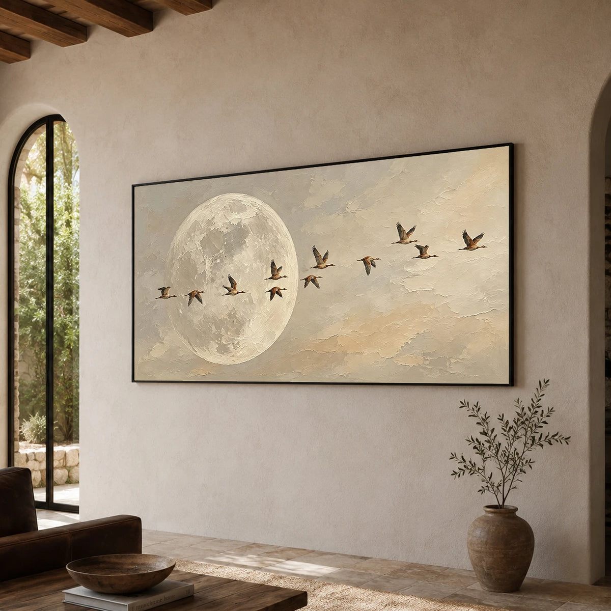 Expressive Contemporary Art｜Moonlit Migration