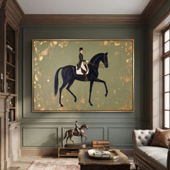 Vintage Americana Art｜Gilded Canter