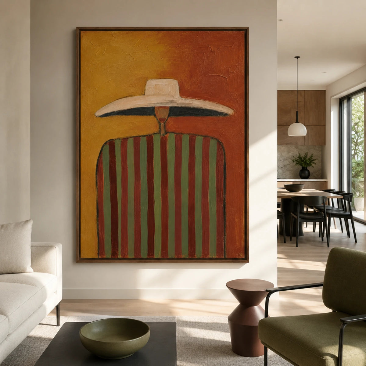 Vintage Americana Art｜Sunlit Solitude