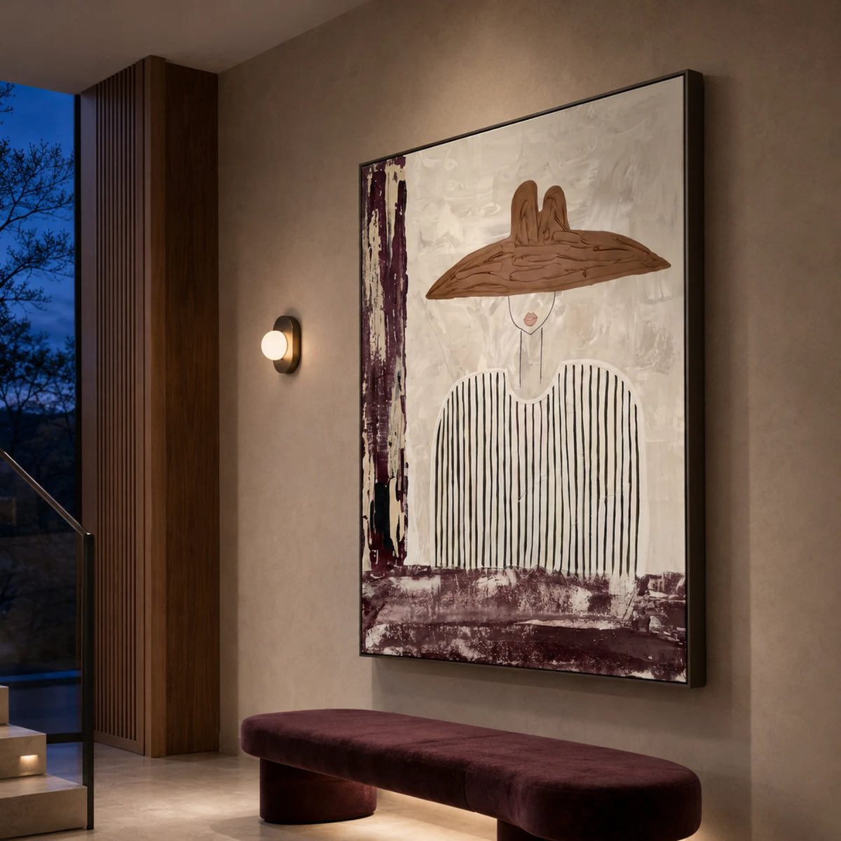Vintage Americana Art｜Veiled Meridian
