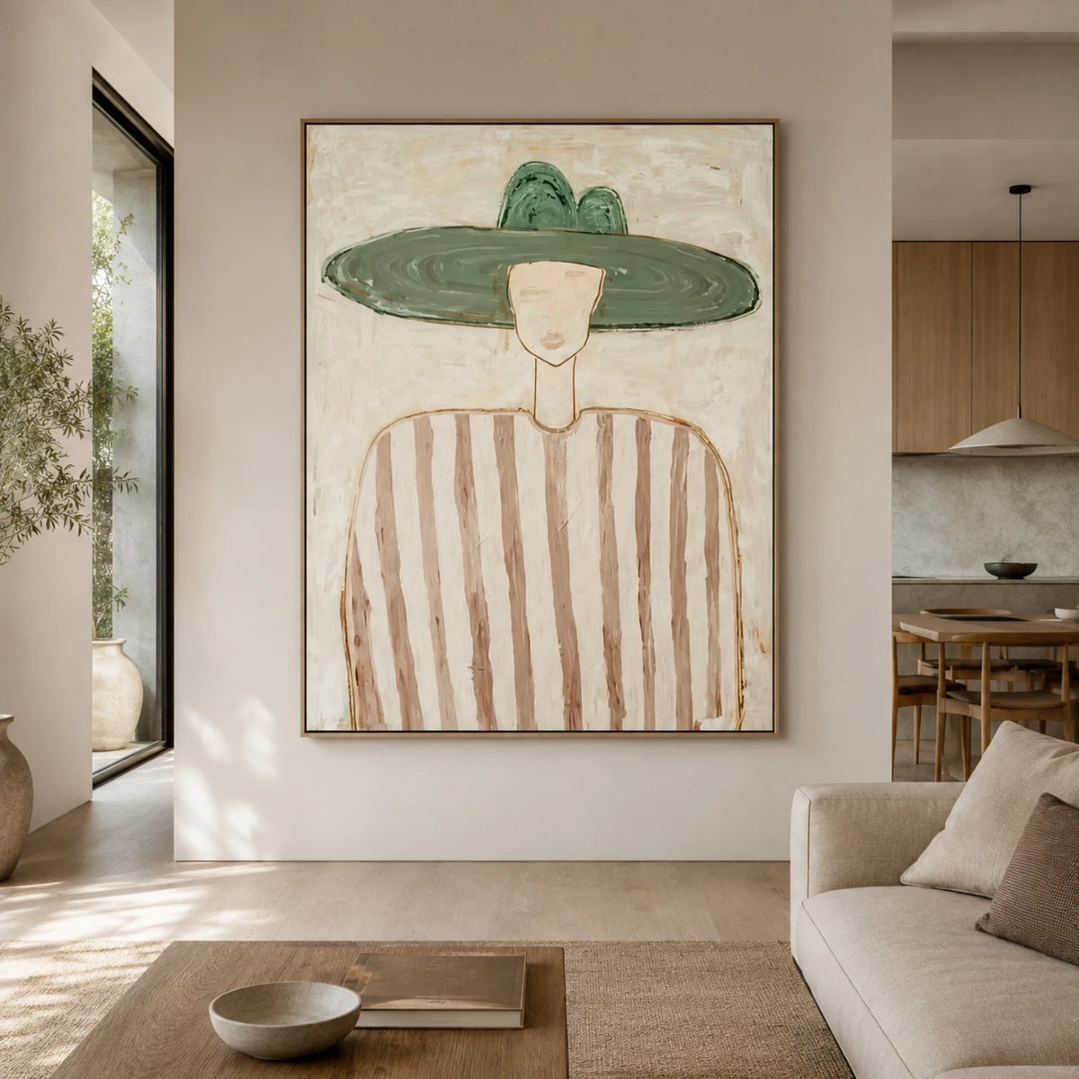 Vintage Americana Art｜Whisper Beneath the Sage Brim