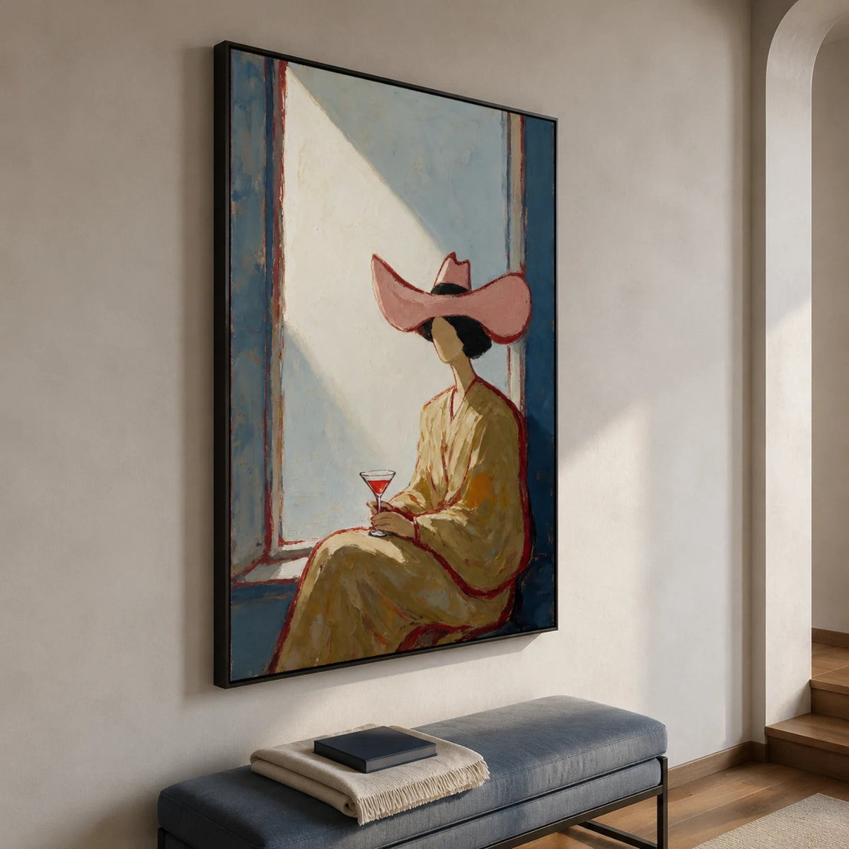 Modern Folk Art｜Window‑Sip Sunlight