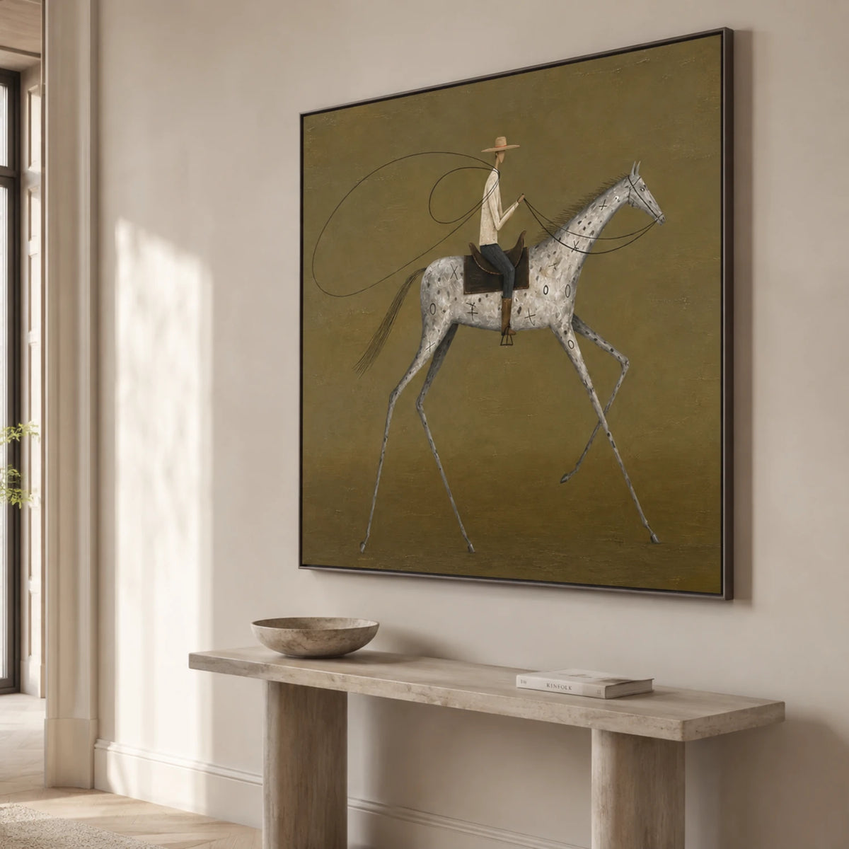 Vintage Americana Art｜Silver Lariat