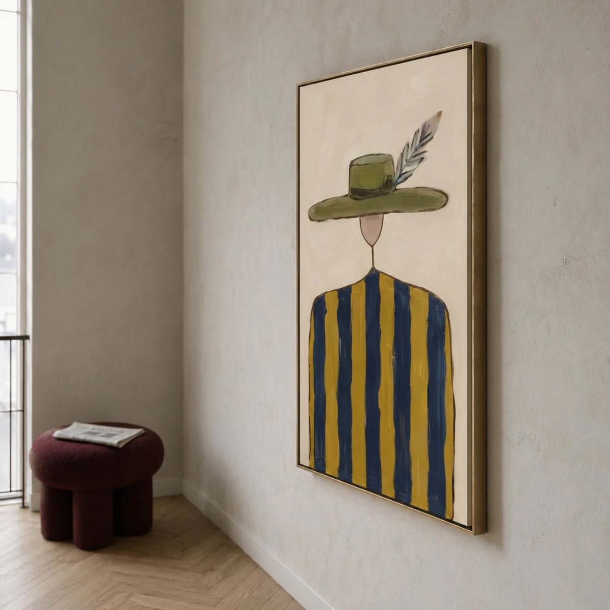 Vintage Americana Art｜Feathered Meridian