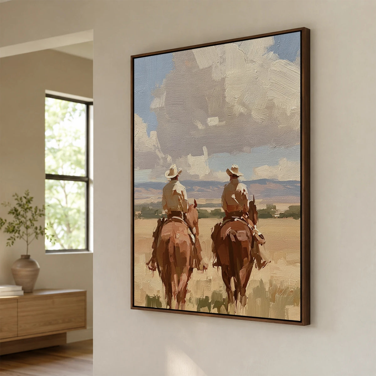 Western Landscapes Art｜Riding Together