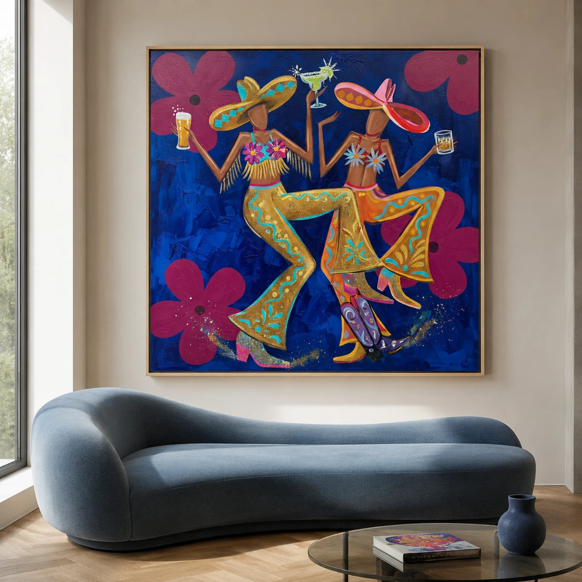 Western Pop Art｜Sapphire Night Toast