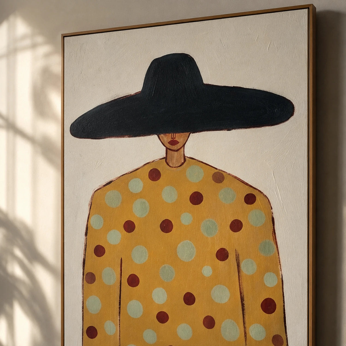 Vintage Americana Art｜Dotted Eclipse