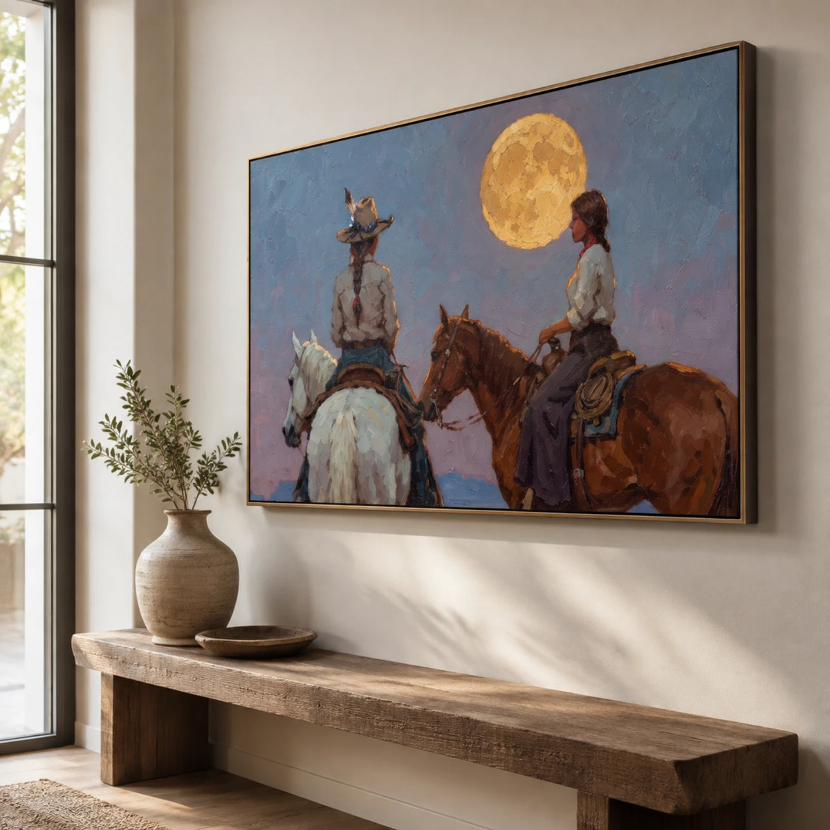 Western Landscapes Art｜Under the Western Moon