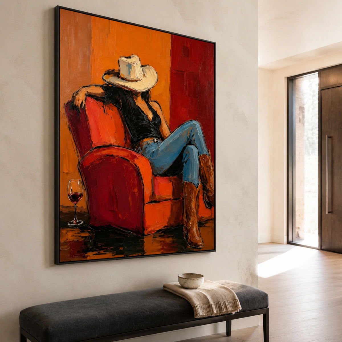 Western Pop Art｜Warm Chair Downtime