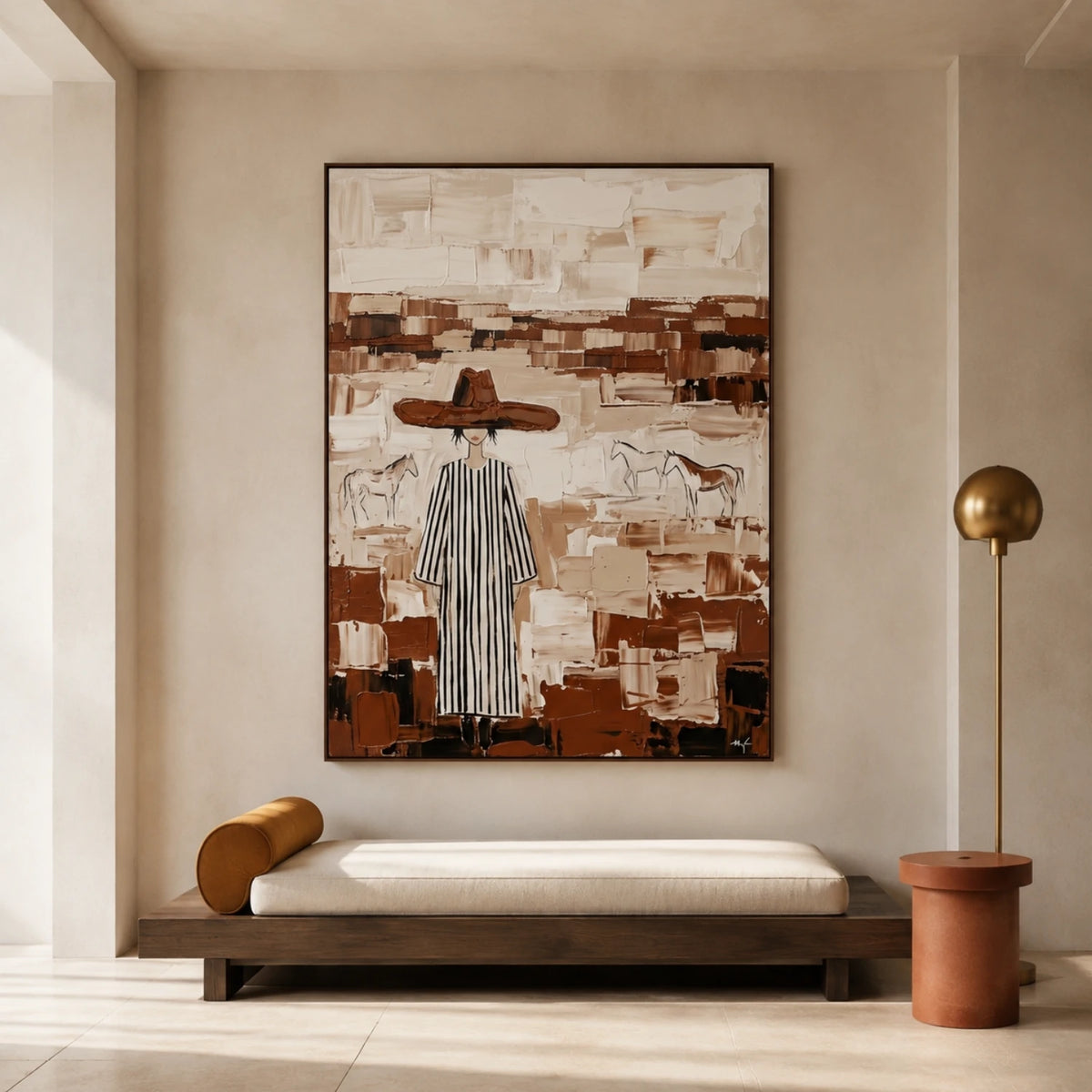Vintage Americana Art｜Desert Solitude
