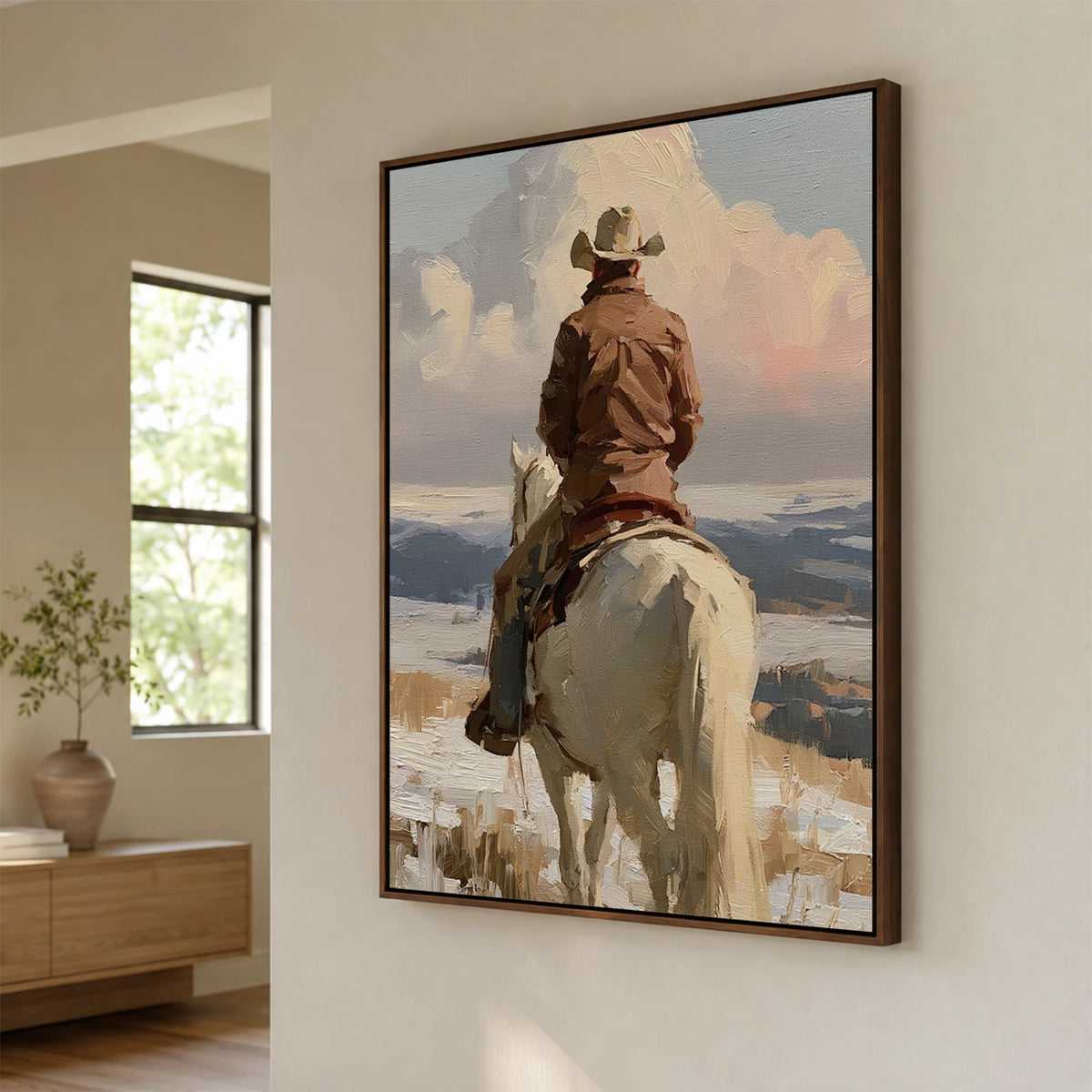 Western Landscapes Art｜Winter Rider