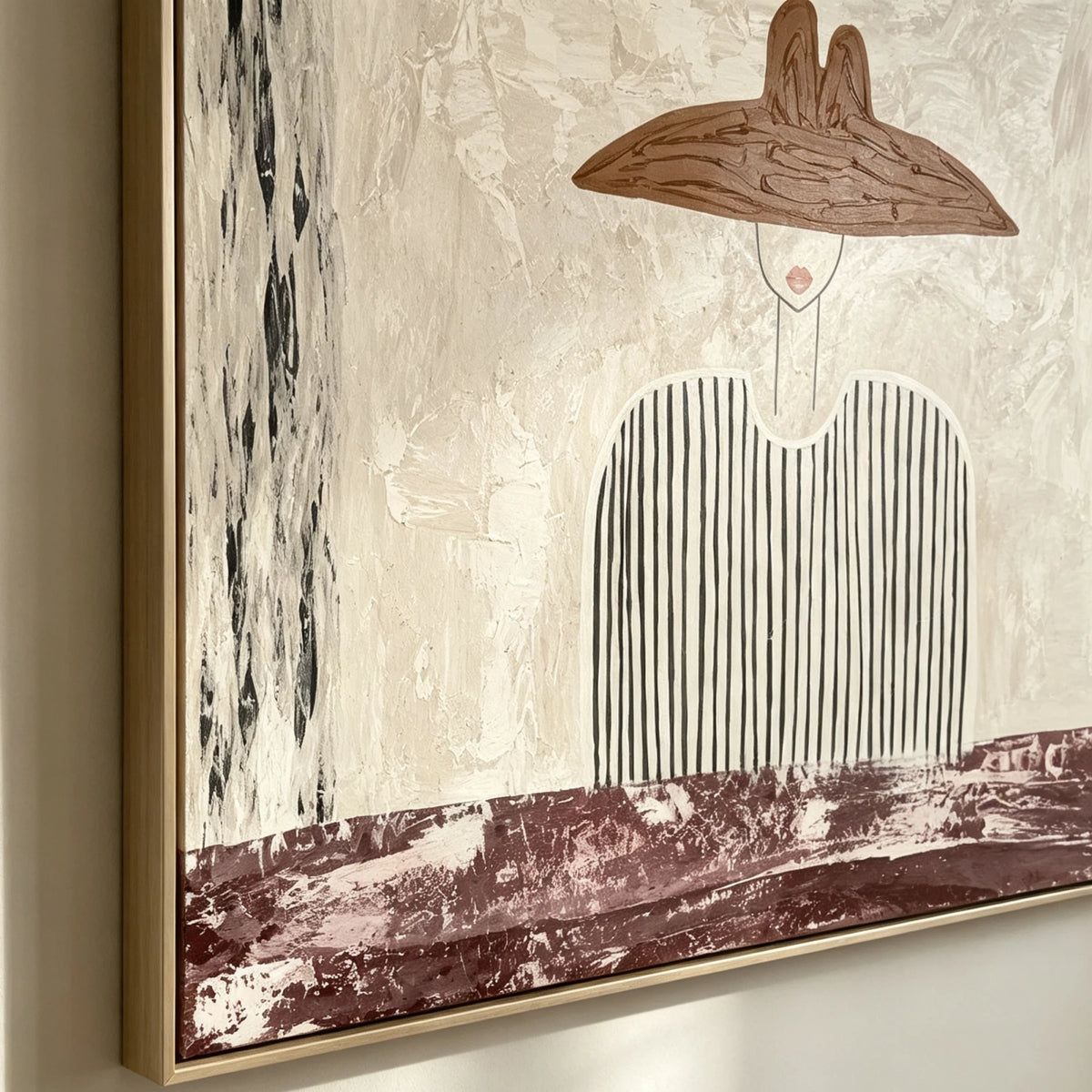 Vintage Americana Art｜Shadowed Poise