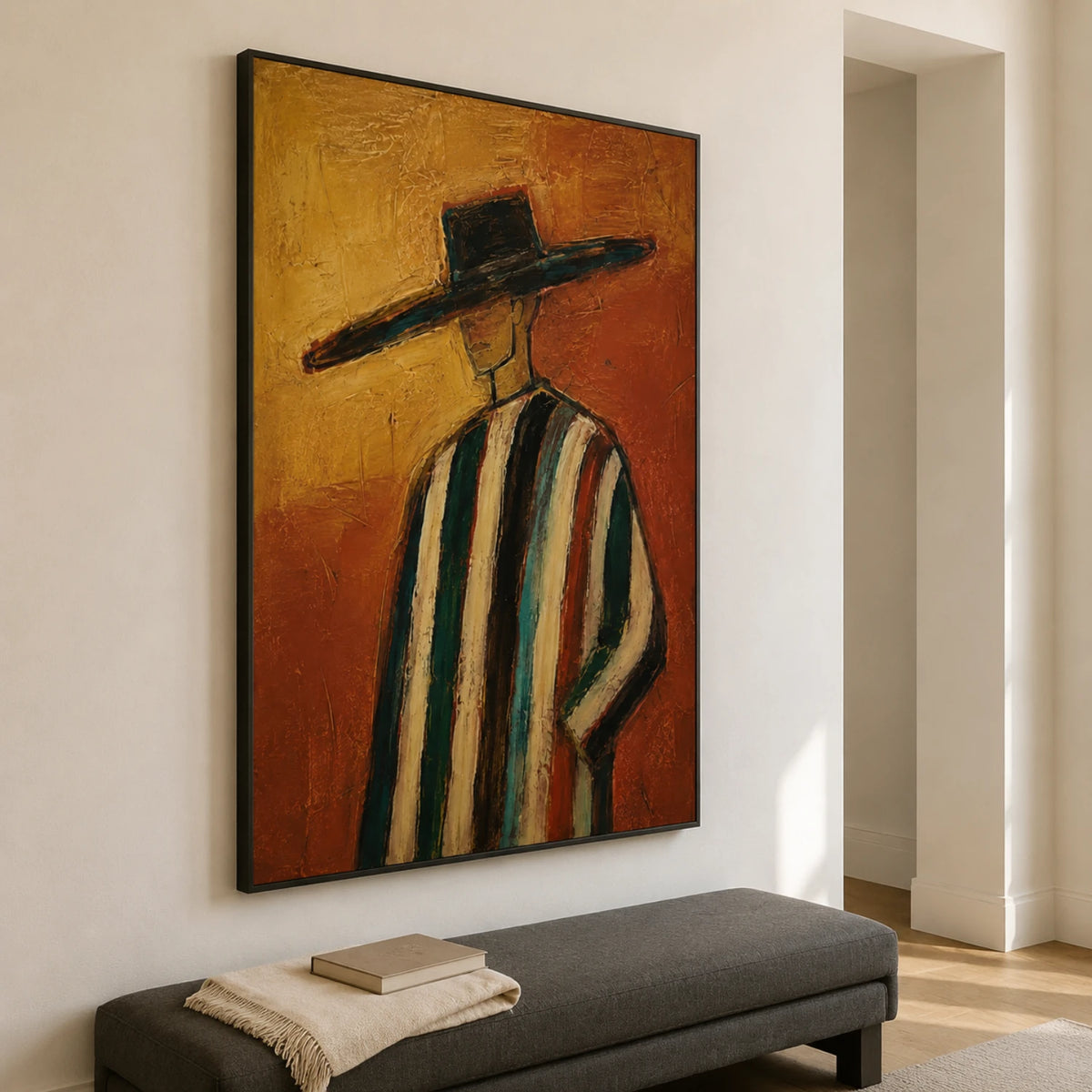 Vintage Americana Art｜Ember Silhouette