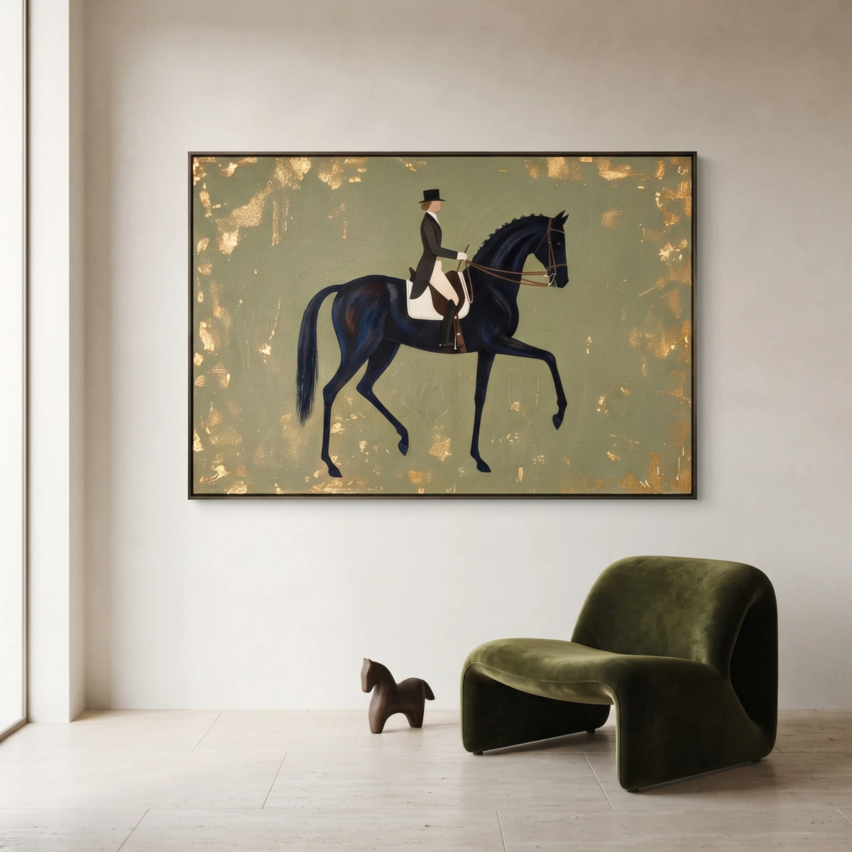 Vintage Americana Art｜Gilded Canter