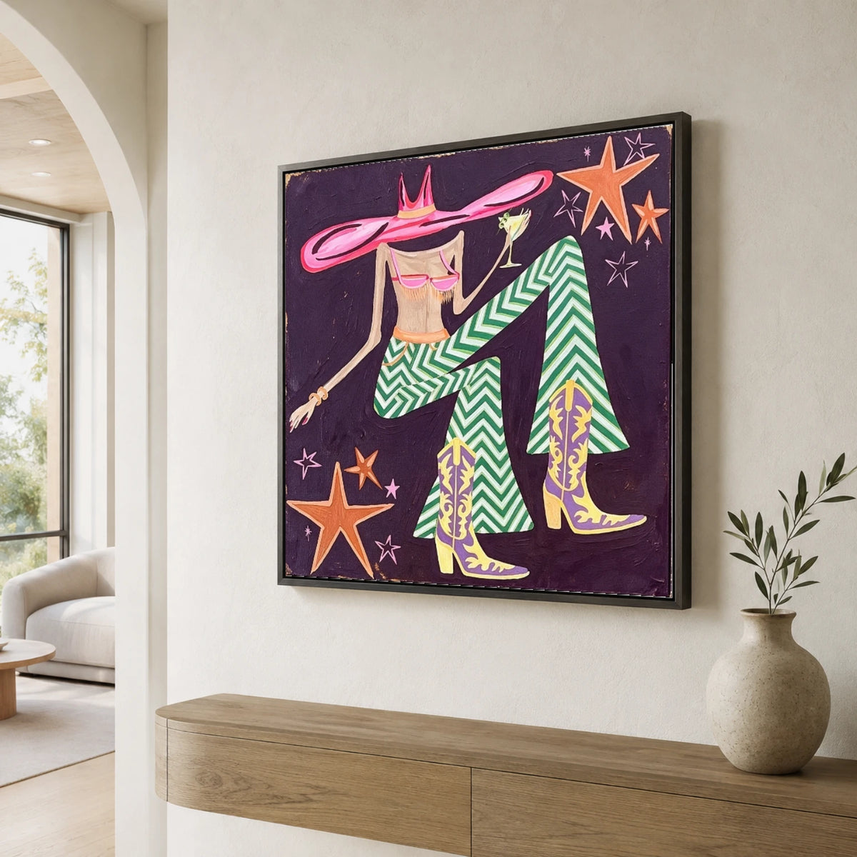 Western Pop Art｜Purple Twilight Sips