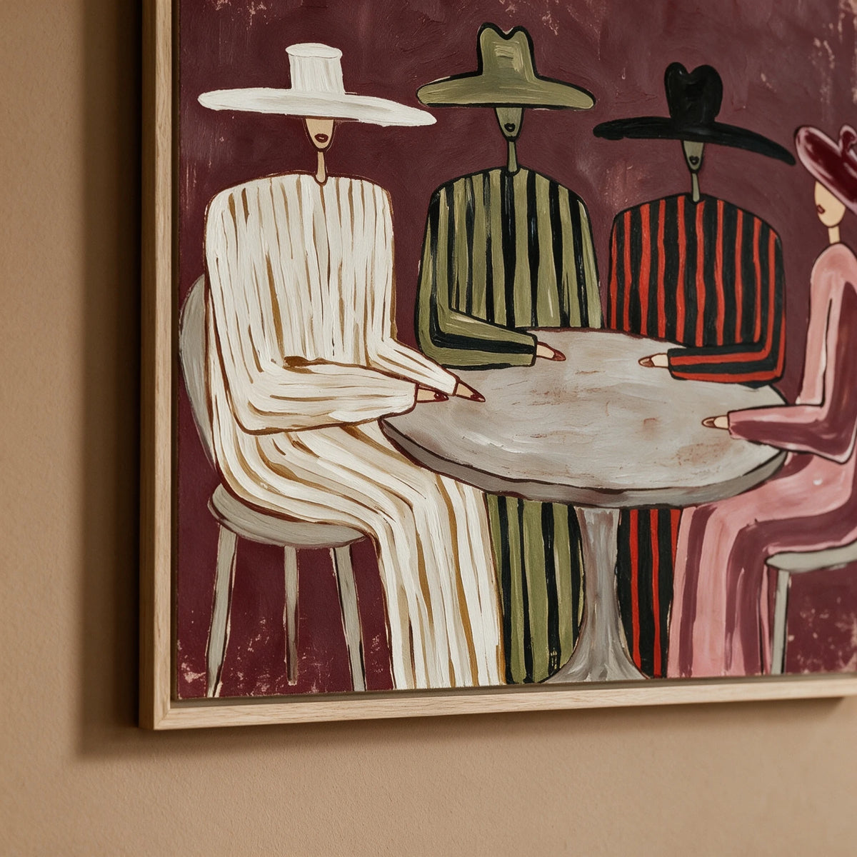 Vintage Americana Art｜Crimson Council