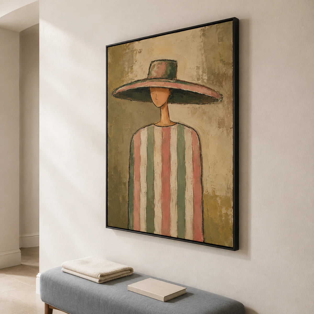 Vintage Americana Art｜Pastel Stillness