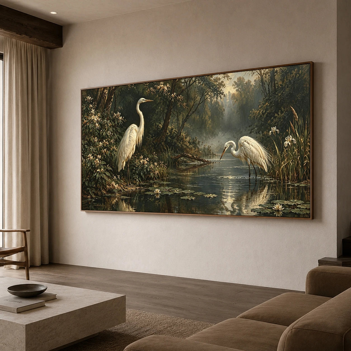 Expressive Contemporary Art｜Quiet Wetland Sanctuary