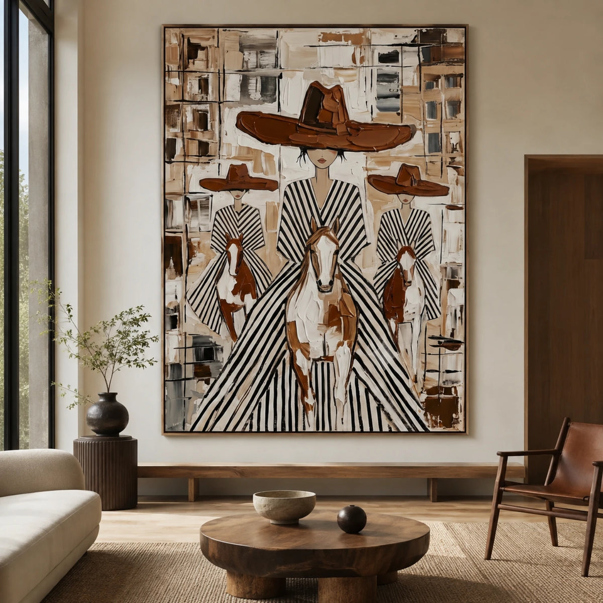 Vintage Americana Art｜Prairie Sisters