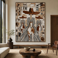Vintage Americana Art｜Prairie Sisters