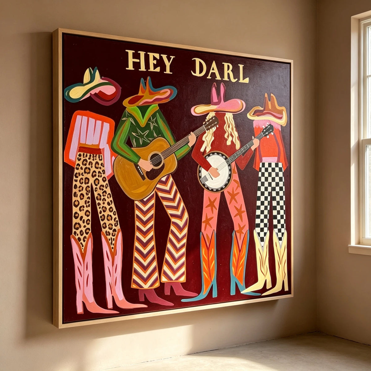 Western Pop Art｜Ranch Band Serenade