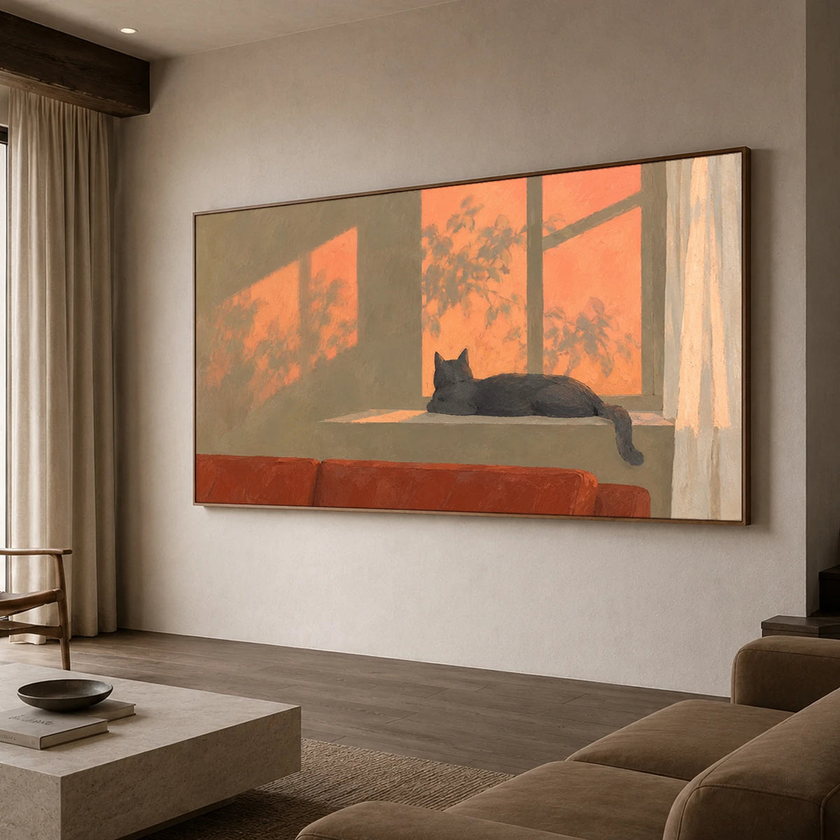 Expressive Contemporary Art｜Golden Hour Companion