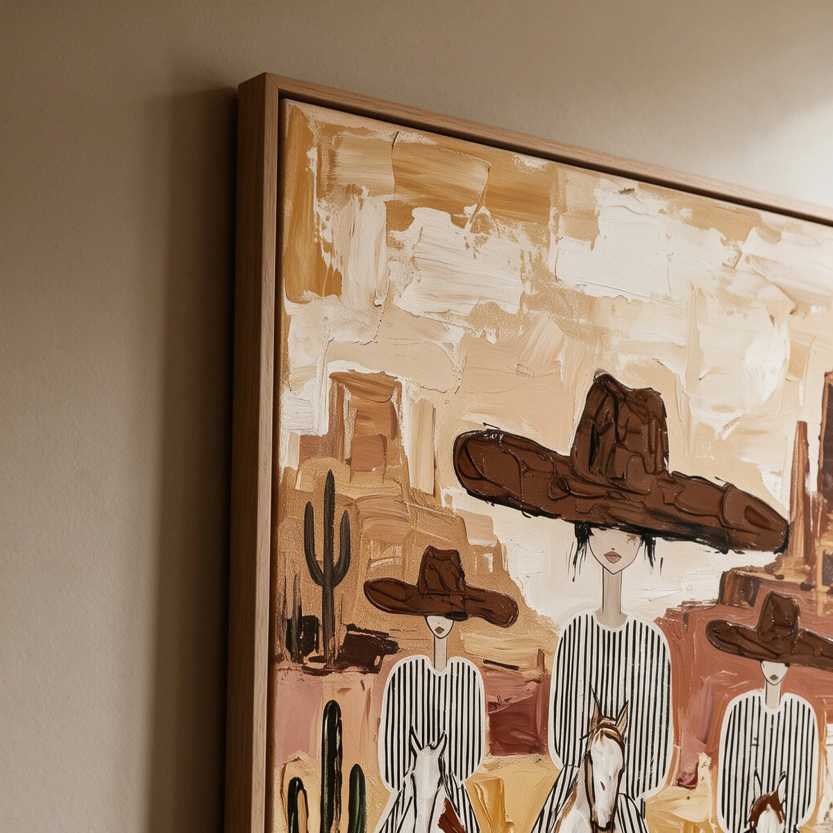 Vintage Americana Art｜Desert Procession