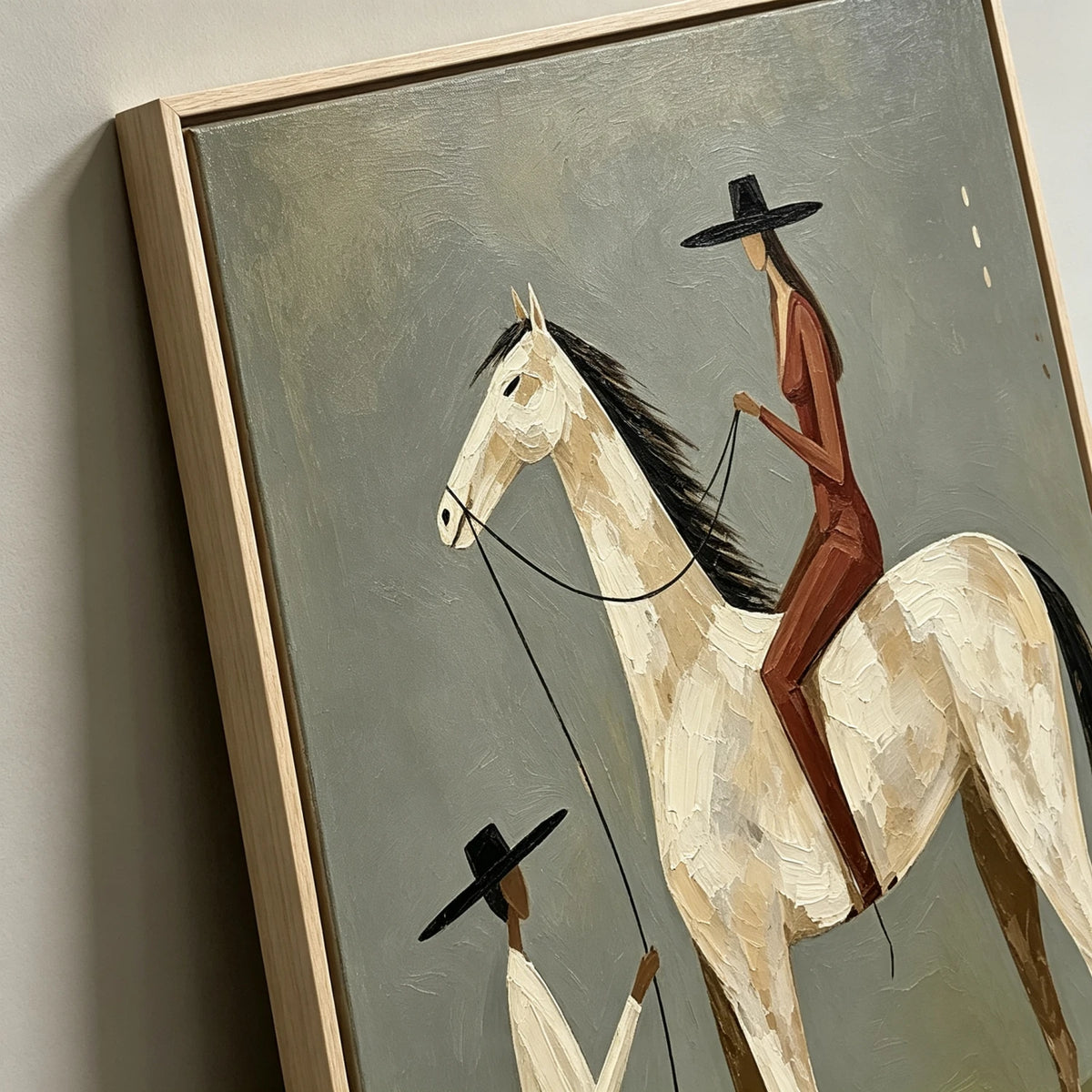 Vintage Americana Art｜Shared Reins