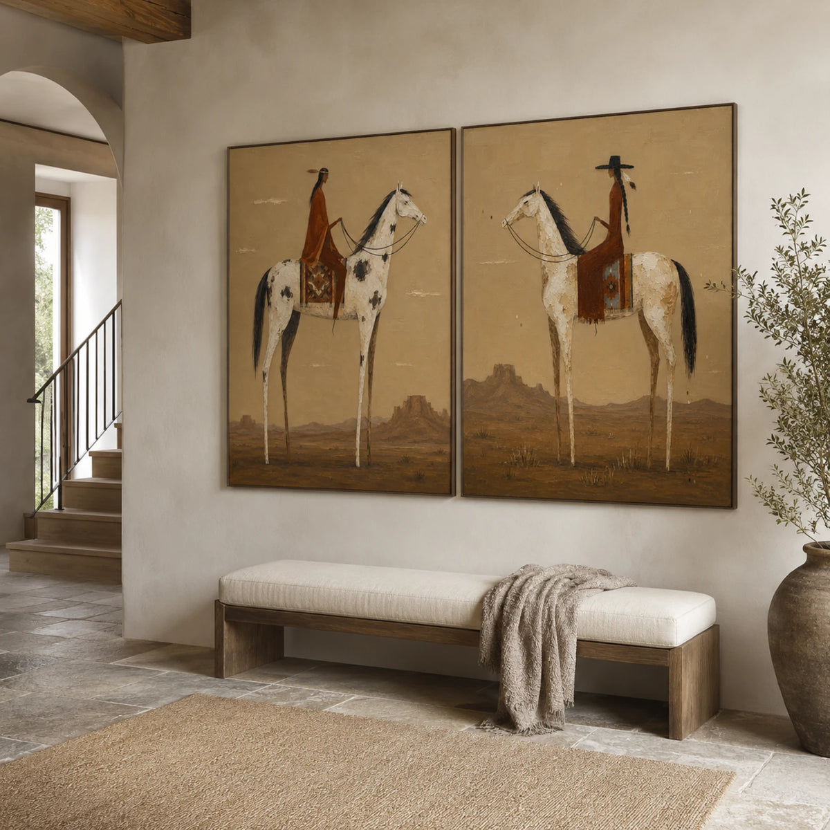 Vintage Americana Art｜Desert Riders