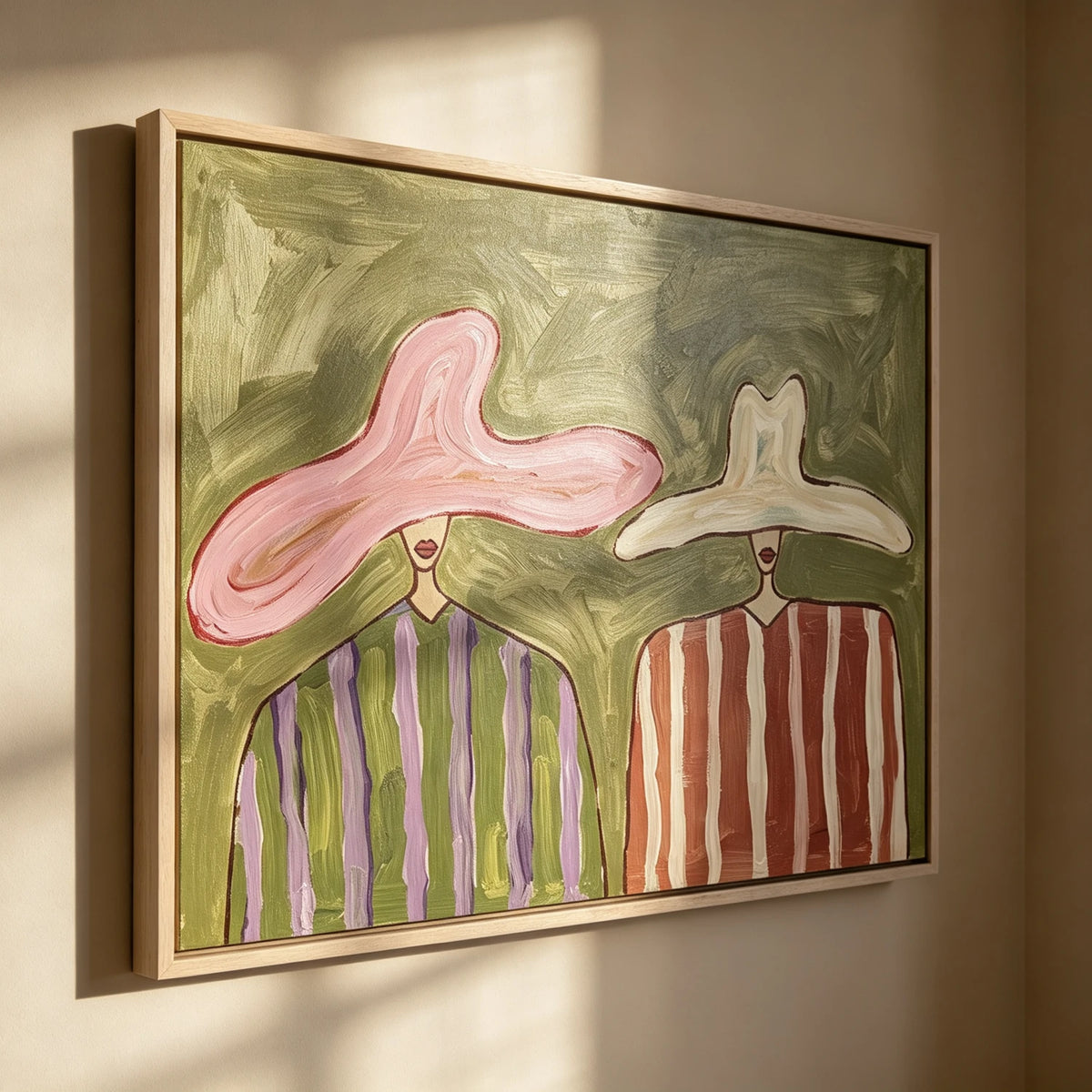 Vintage Americana Art｜Two Souls Beneath the Sky