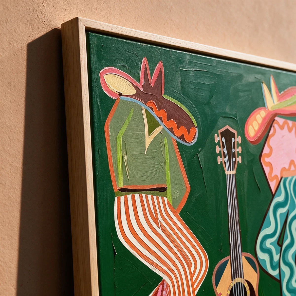 Western Pop Art｜Vivid Green Fiesta