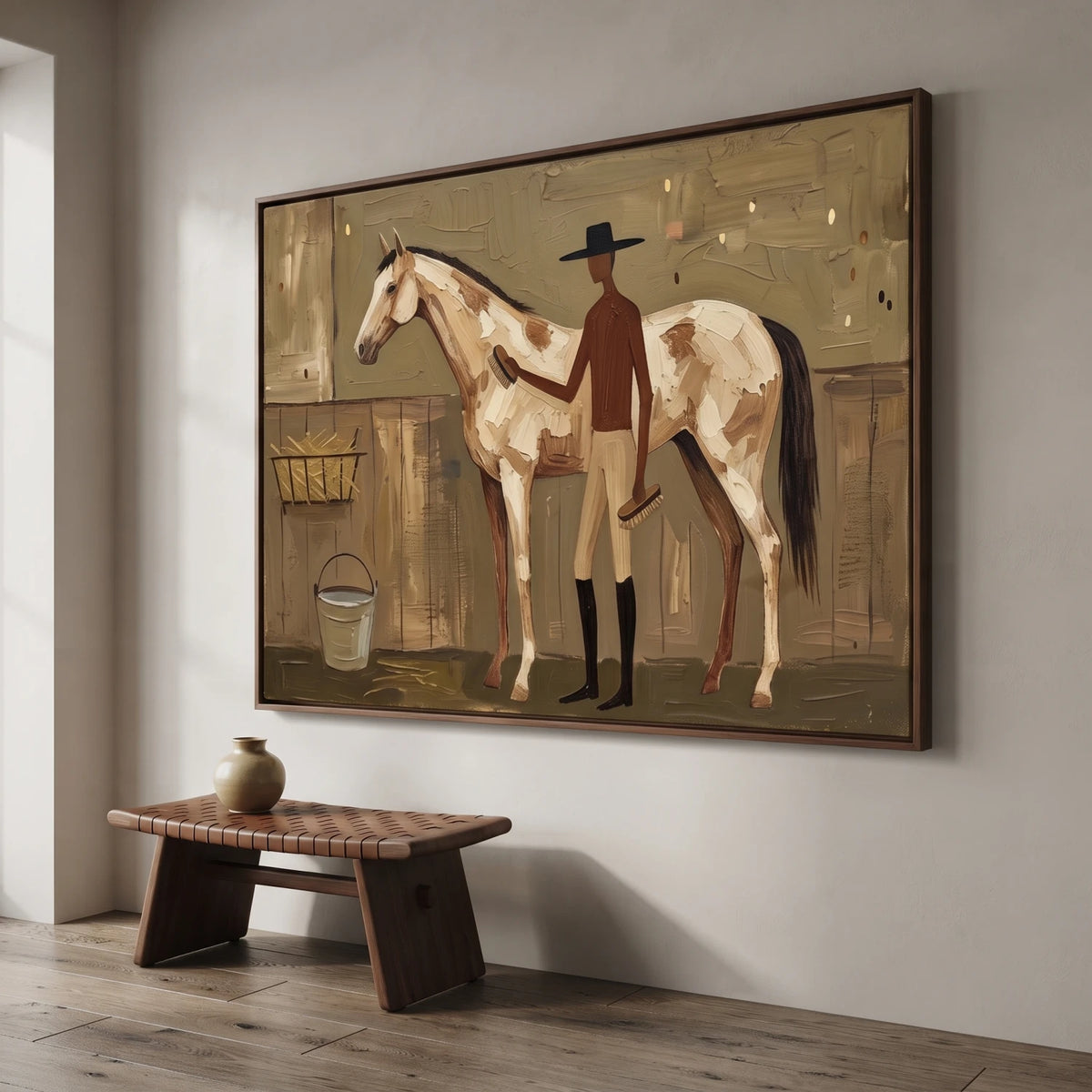 Vintage Americana Art｜Stable Reverie