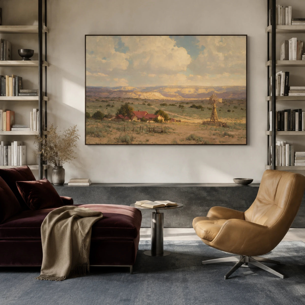 Western Landscape Art｜Desert Ranch Horizon