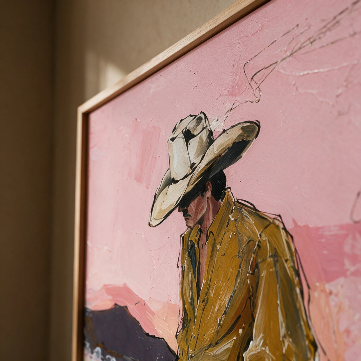 Western Pop Art｜Pink Dusk Prairie