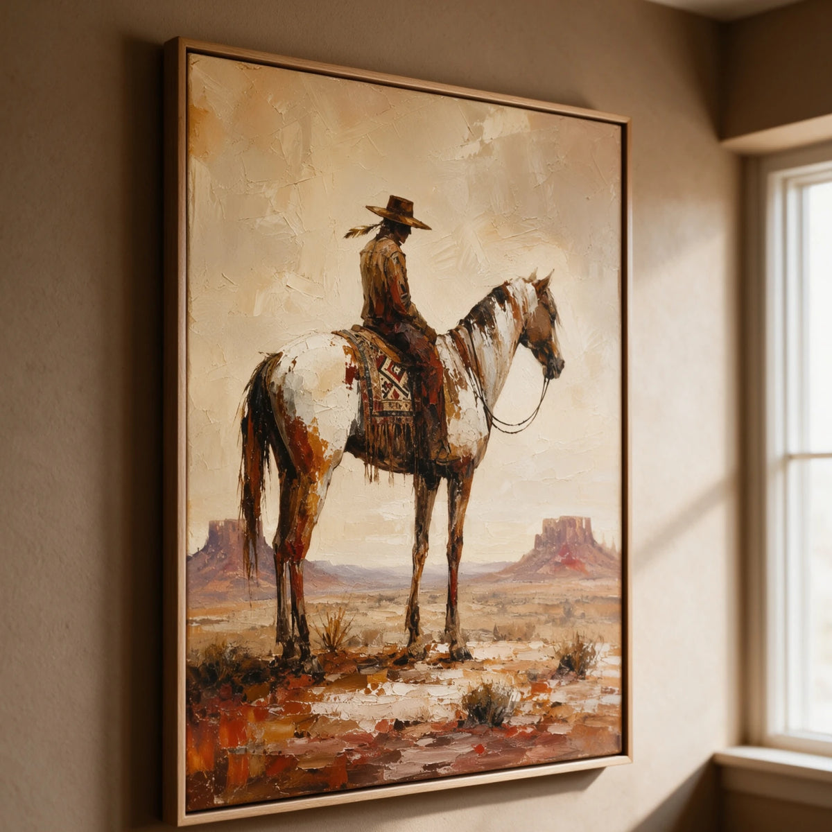 Vintage Americana Art｜Desert Wanderer