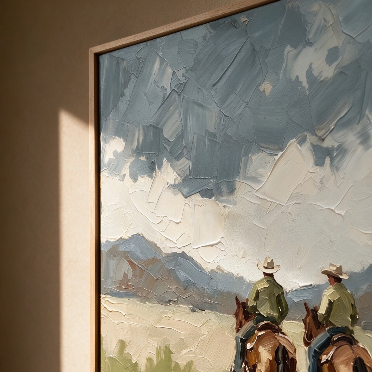Western Landscapes Art｜Riders Beneath the Endless Sky