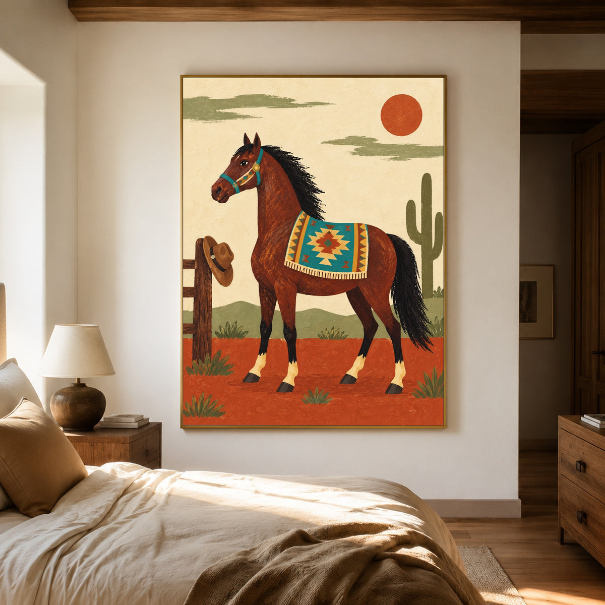 Modern Folk Art｜Desert Blanket Parade