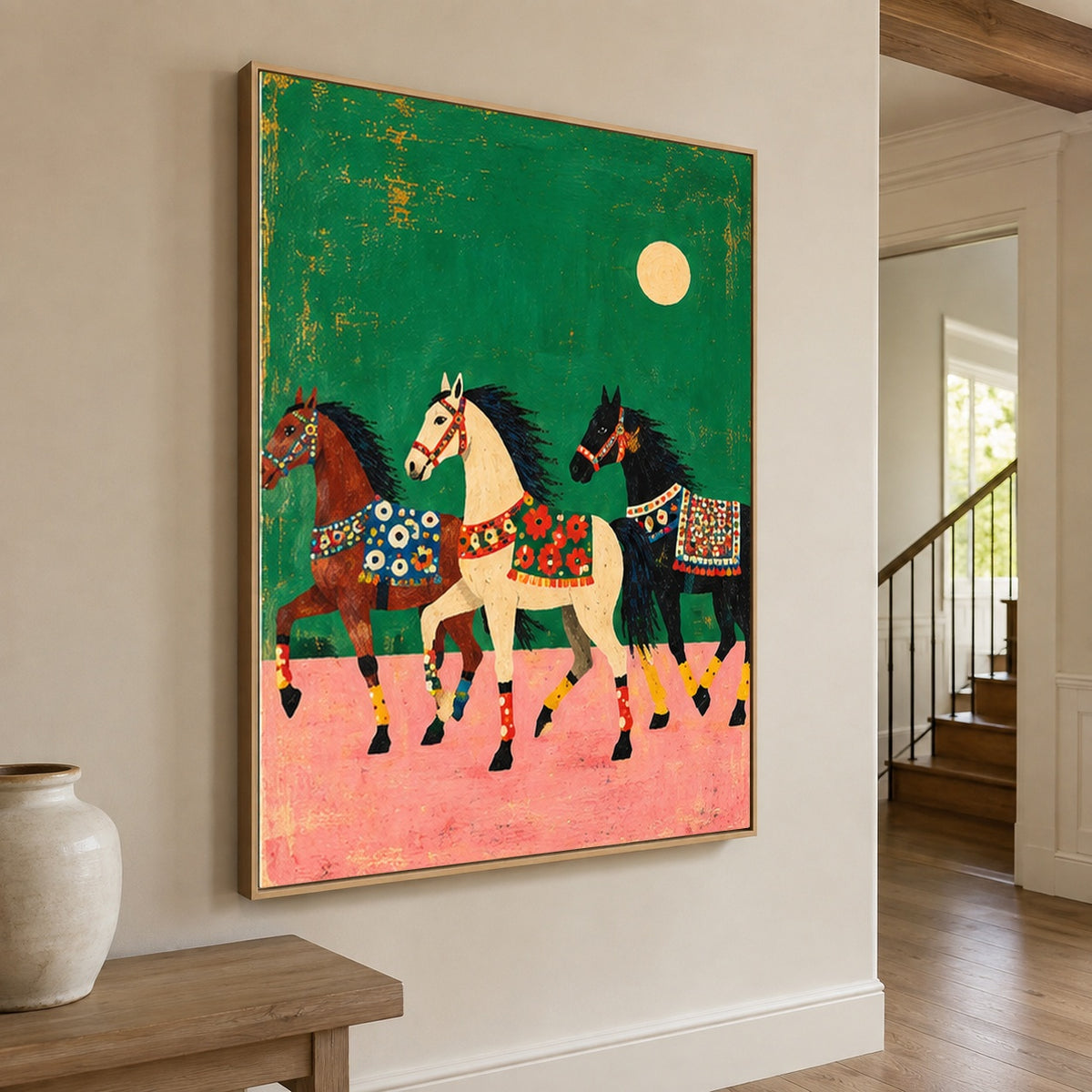 Modern Folk Art｜Moonlit Meadow Parade