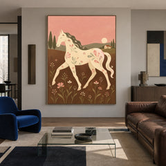 Modern Folk Art｜Evening Meadow Grace