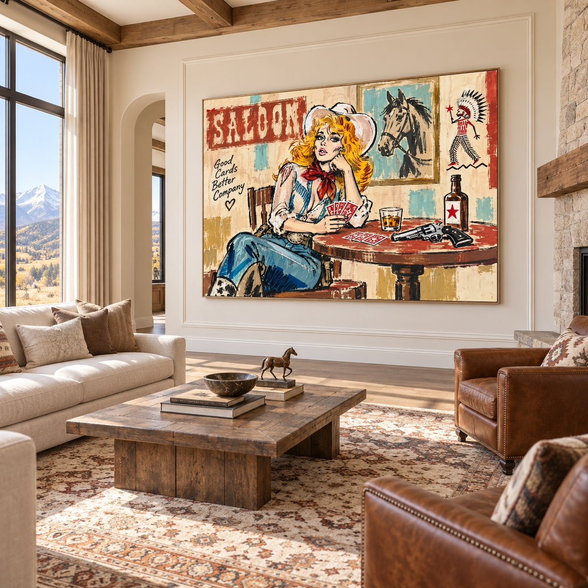 Western Pop Art｜Saloon Hour Spark