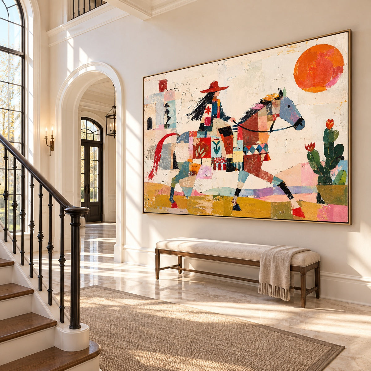 Western Pop Art｜Patchwork Outrider