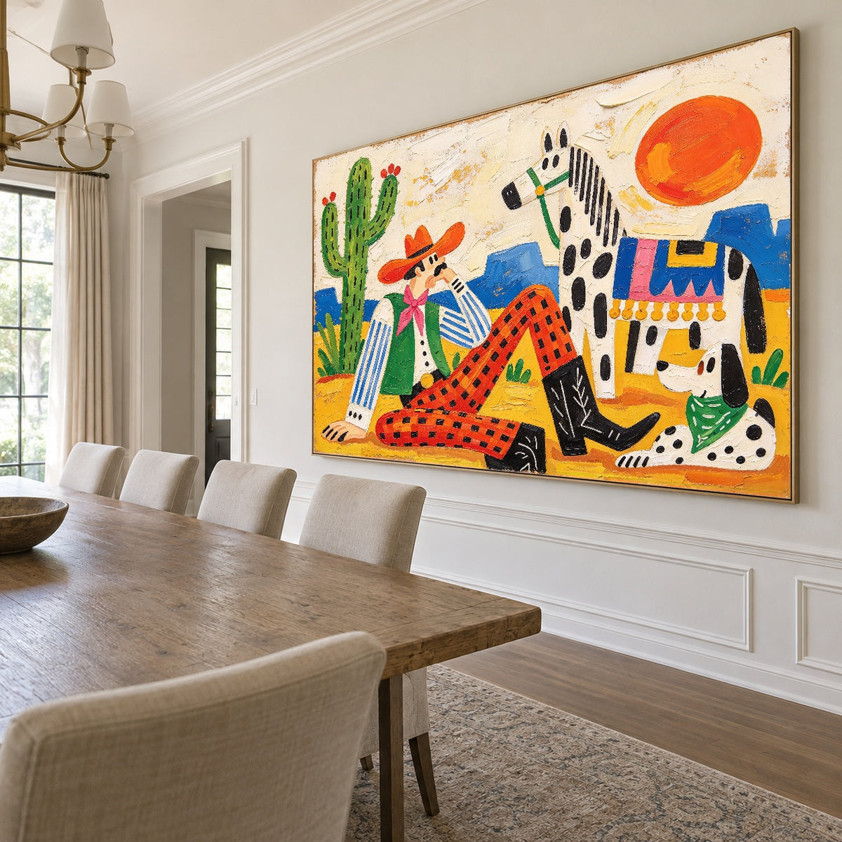Western Pop Art｜Patchwork Desert Dreams