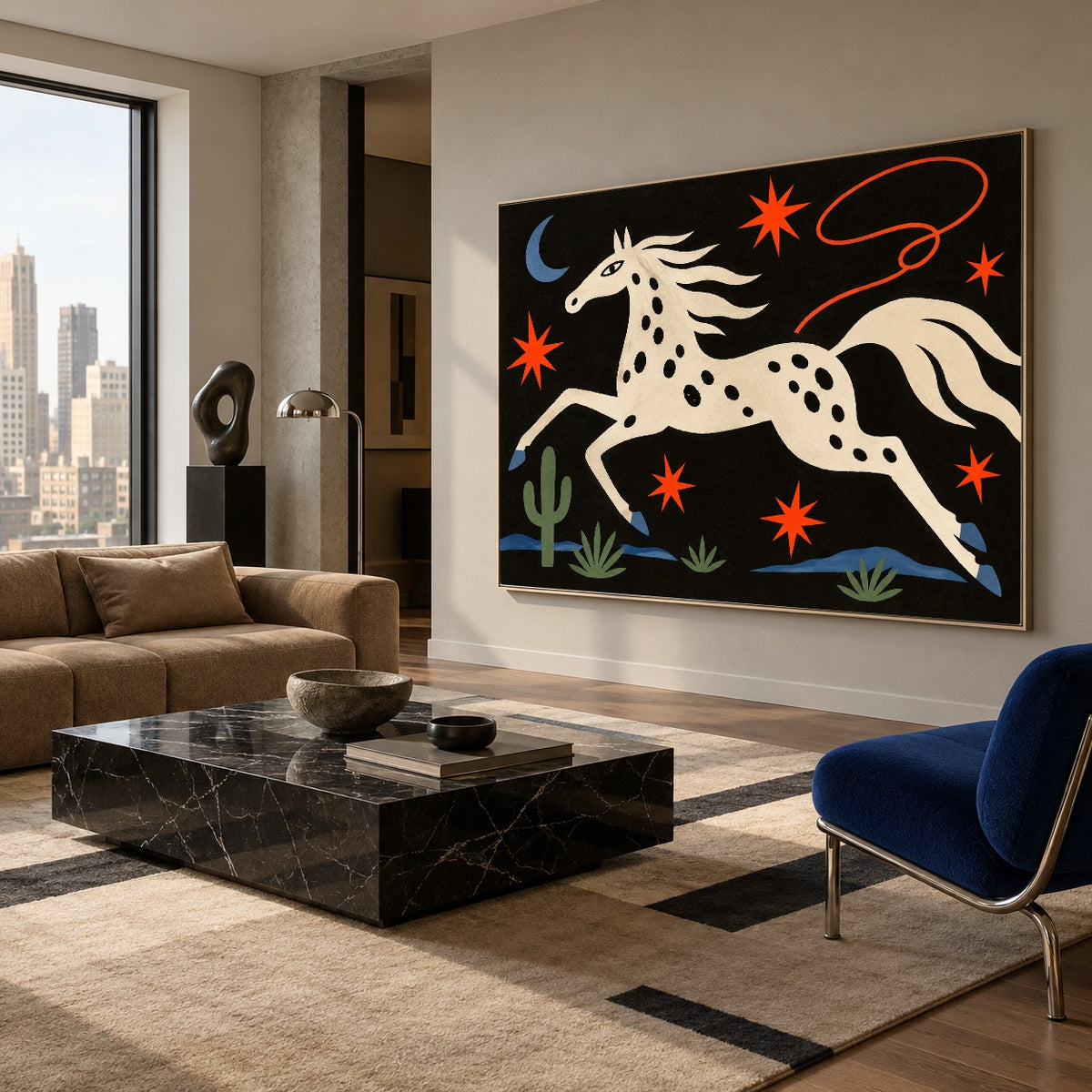Modern Folk Art｜Starlit Freedom