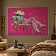 Western Pop Art｜Cowgirl Taking Five