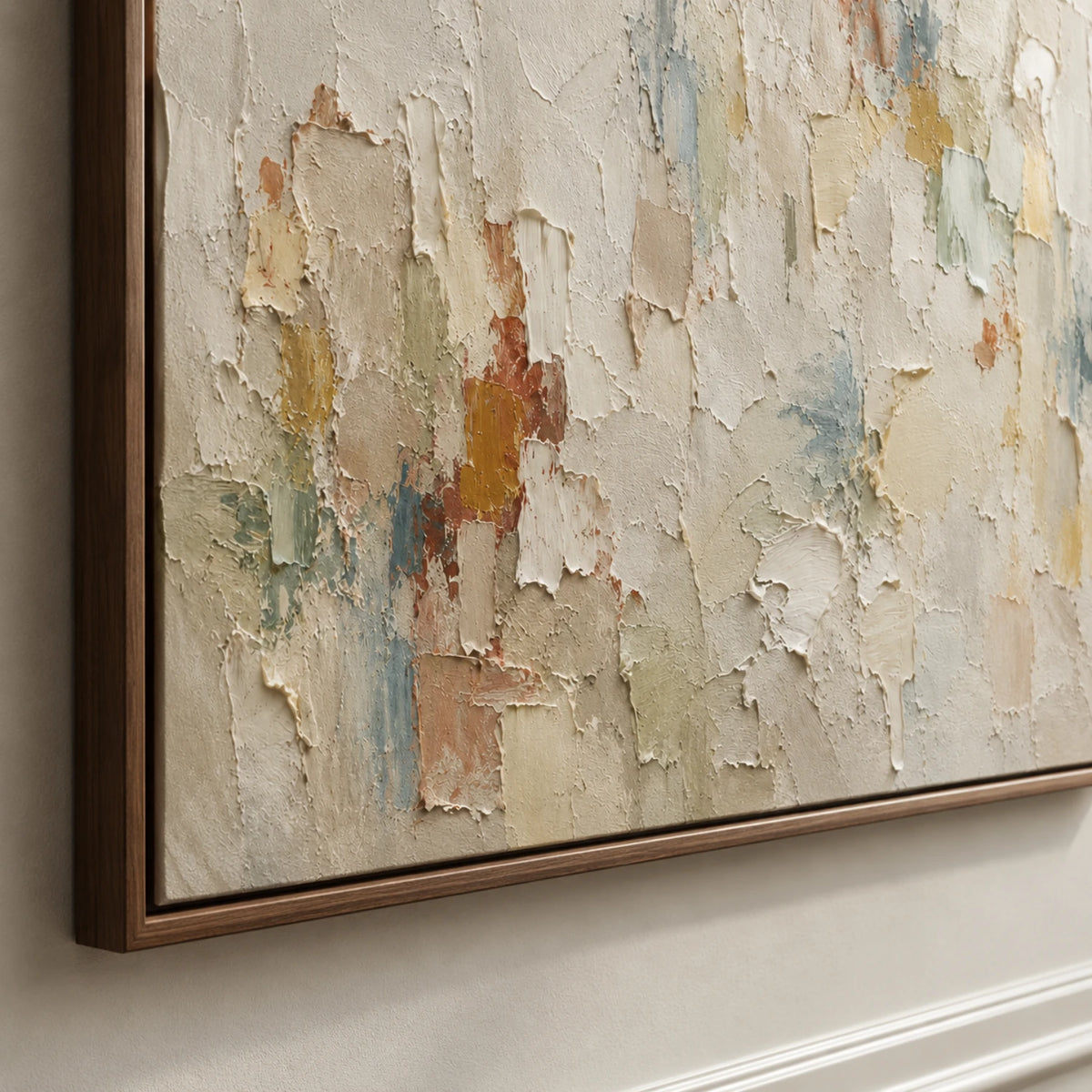 Textured & Impasto Art｜Abstract Coastal Layers